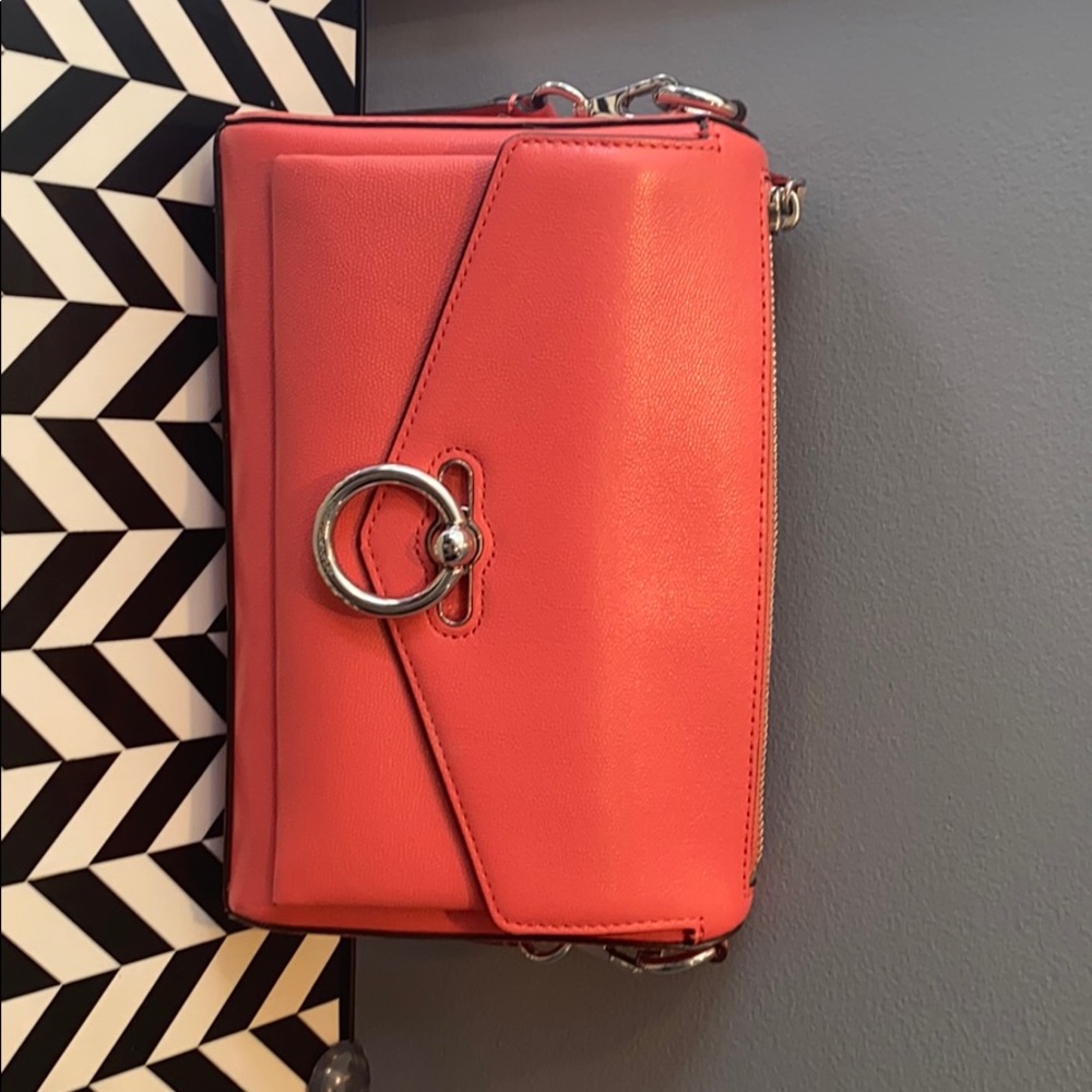 Rebecca Minkoff crossbody grapefruit color